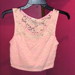 Pink Cropped Tank
